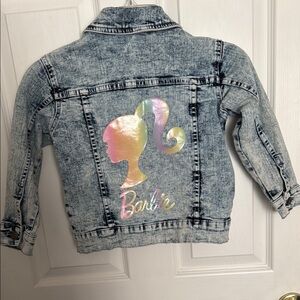 Barbie Girl Blue Vintage Jean Jacket Distressed 4/5 XS
